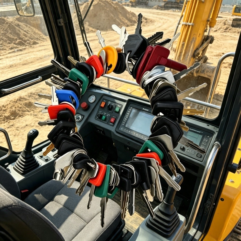 Brand Heavy Equipment - Kit di Chiavi per Macchinari Agricoli,