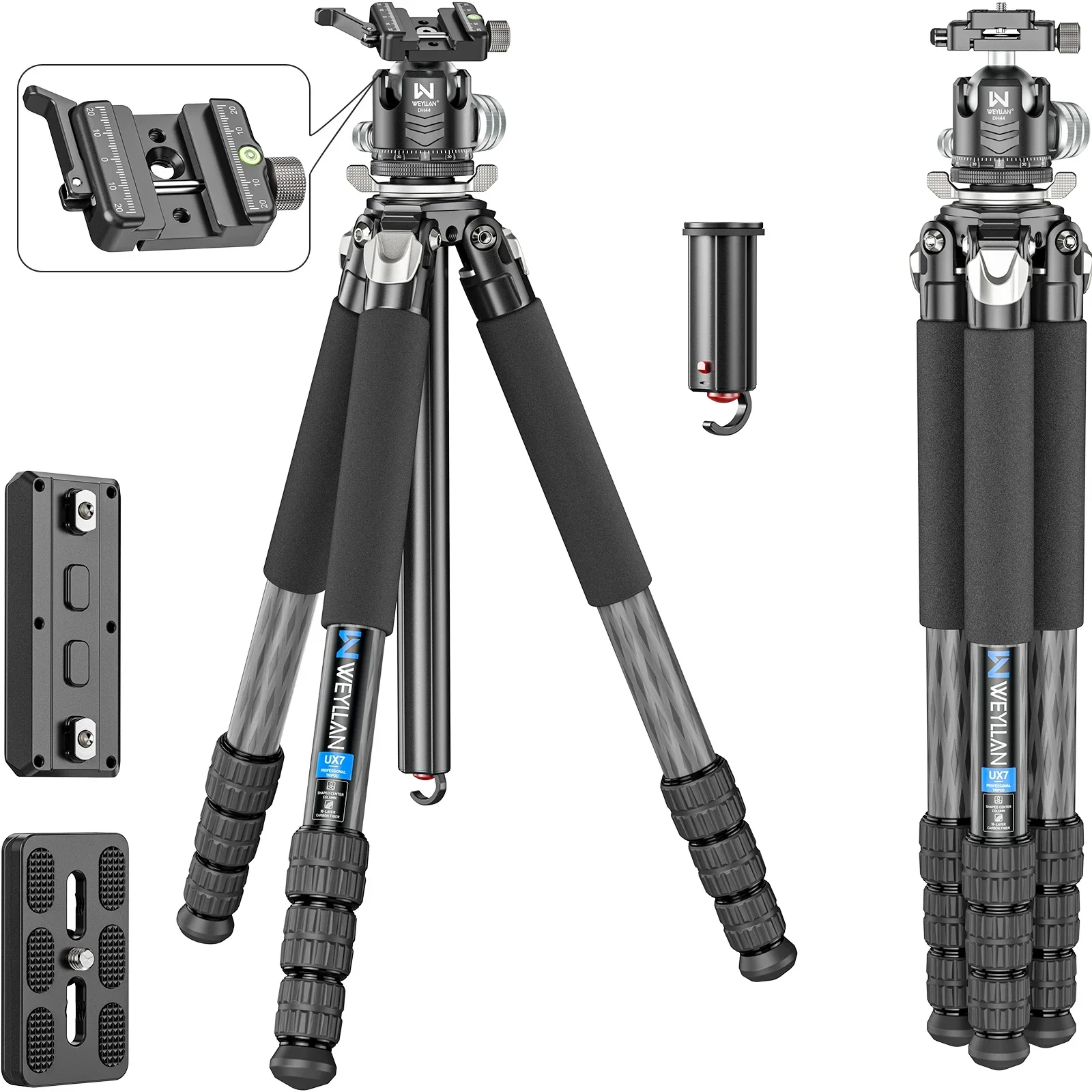 Heavy Equipment Video - Treppiede WEYLLAN UX7 in Fibra di