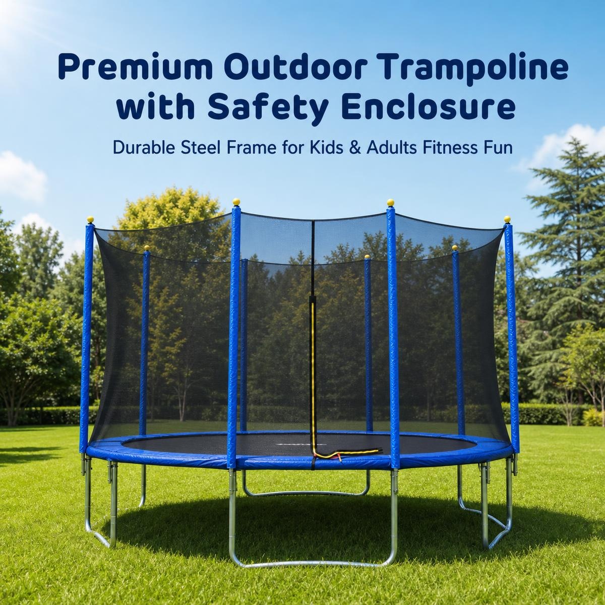 Trampolino da esterno con rete - Heavy Equipment Safety Training recensione e prezzo