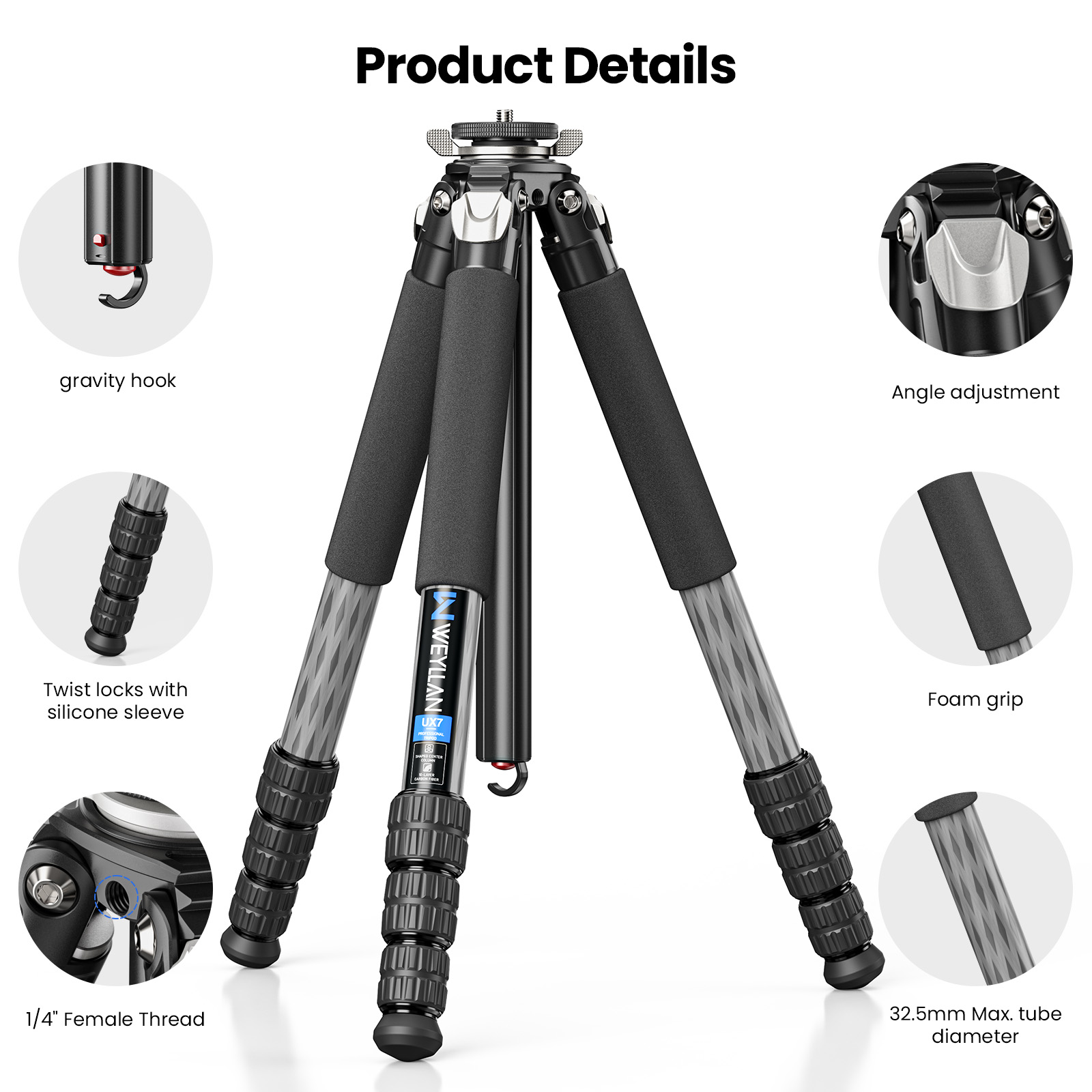 Treppiede WEYLLAN UX7 in Fibra - Heavy Equipment Video recensione e prezzo